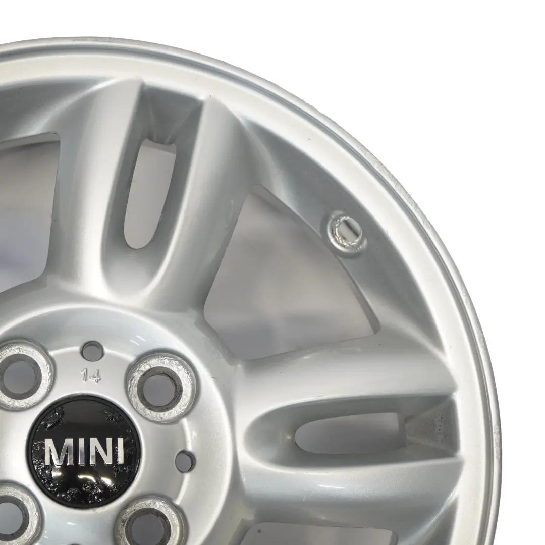 Mini Cooper One R56 Silber Alu Felge Alufelge 15" 5,5J 5 Star Twin Spoke 118