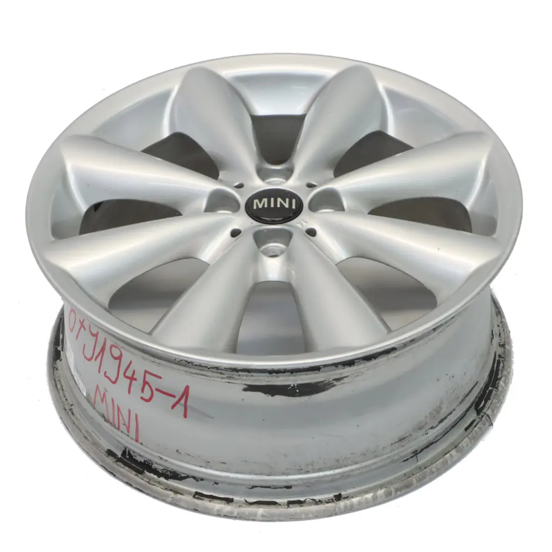  Mini R55 R56 R57 Llanta De aleacion De plata 17" 7J ET:48 Radio conico 121