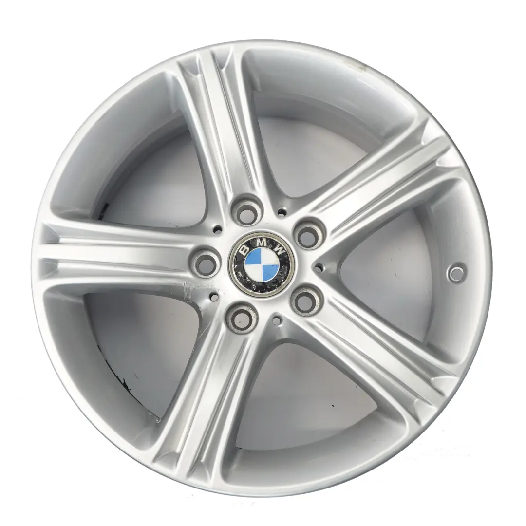 BMW F30 F31 Llanta de Aleacion Plateada 17" Star Spoke 393 ET:37 7,5J 6796242