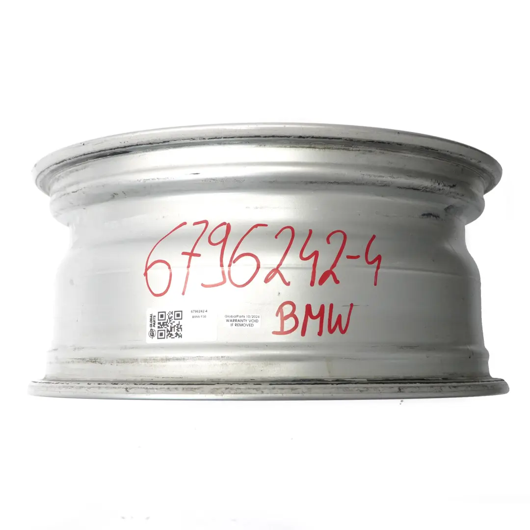 BMW F30 F31 Llanta de Aleacion Plateada 17" Star Spoke 393 ET:37 7,5J 6796242