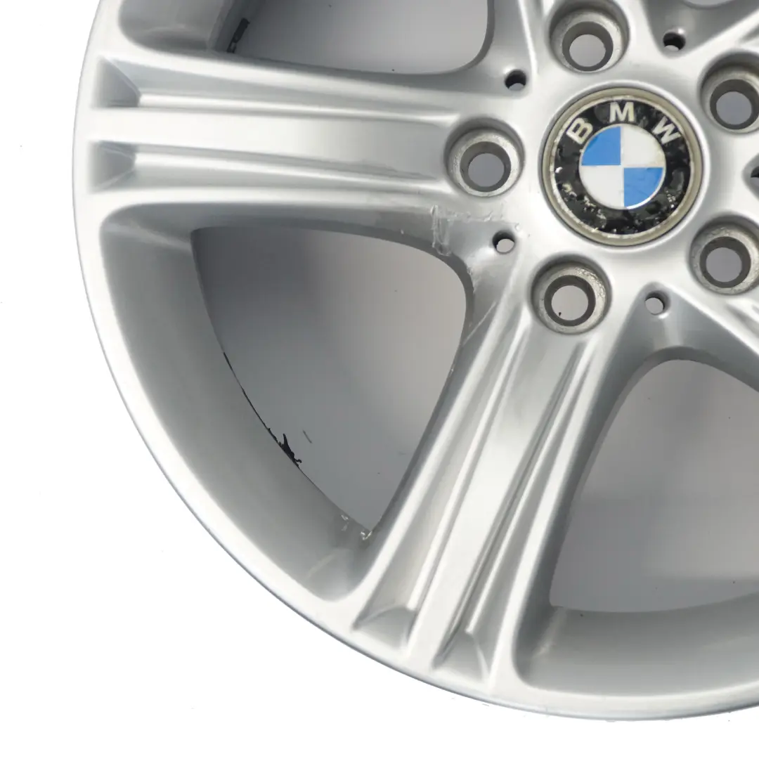 BMW F30 F31 Llanta de Aleacion Plateada 17" Star Spoke 393 ET:37 7,5J 6796242