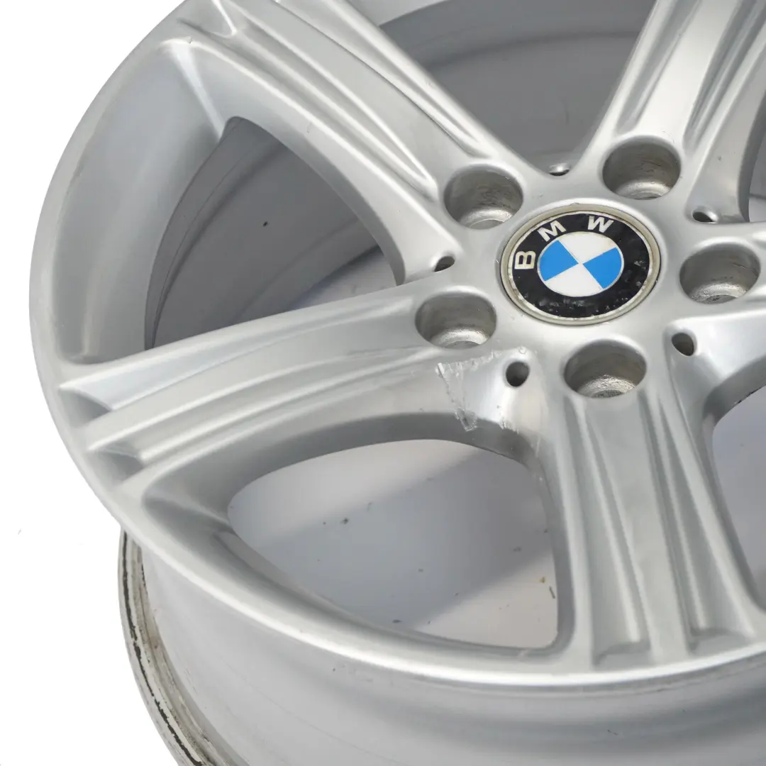 BMW F30 F31 Llanta de Aleacion Plateada 17" Star Spoke 393 ET:37 7,5J 6796242