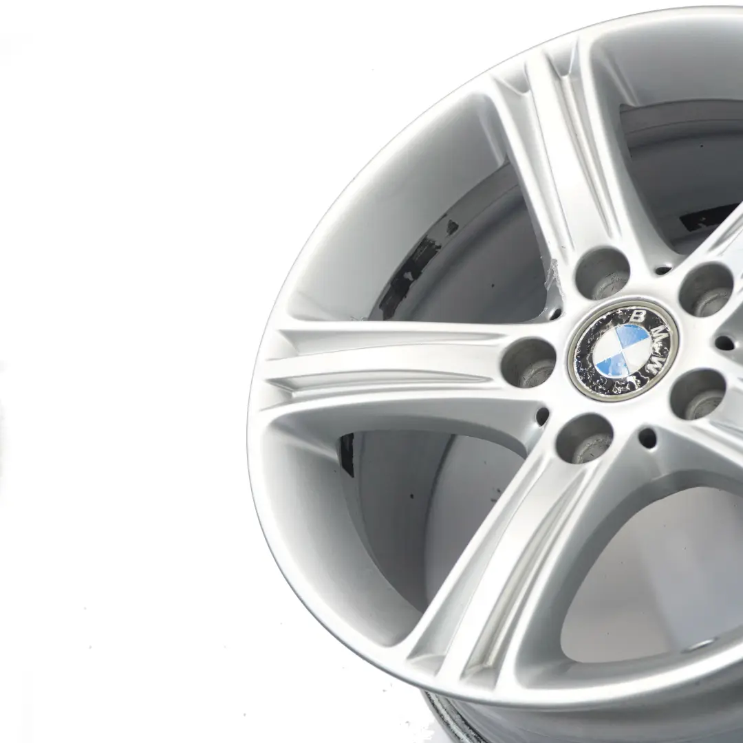 BMW F30 F31 Llanta de Aleacion Plateada 17" Star Spoke 393 ET:37 7,5J 6796242