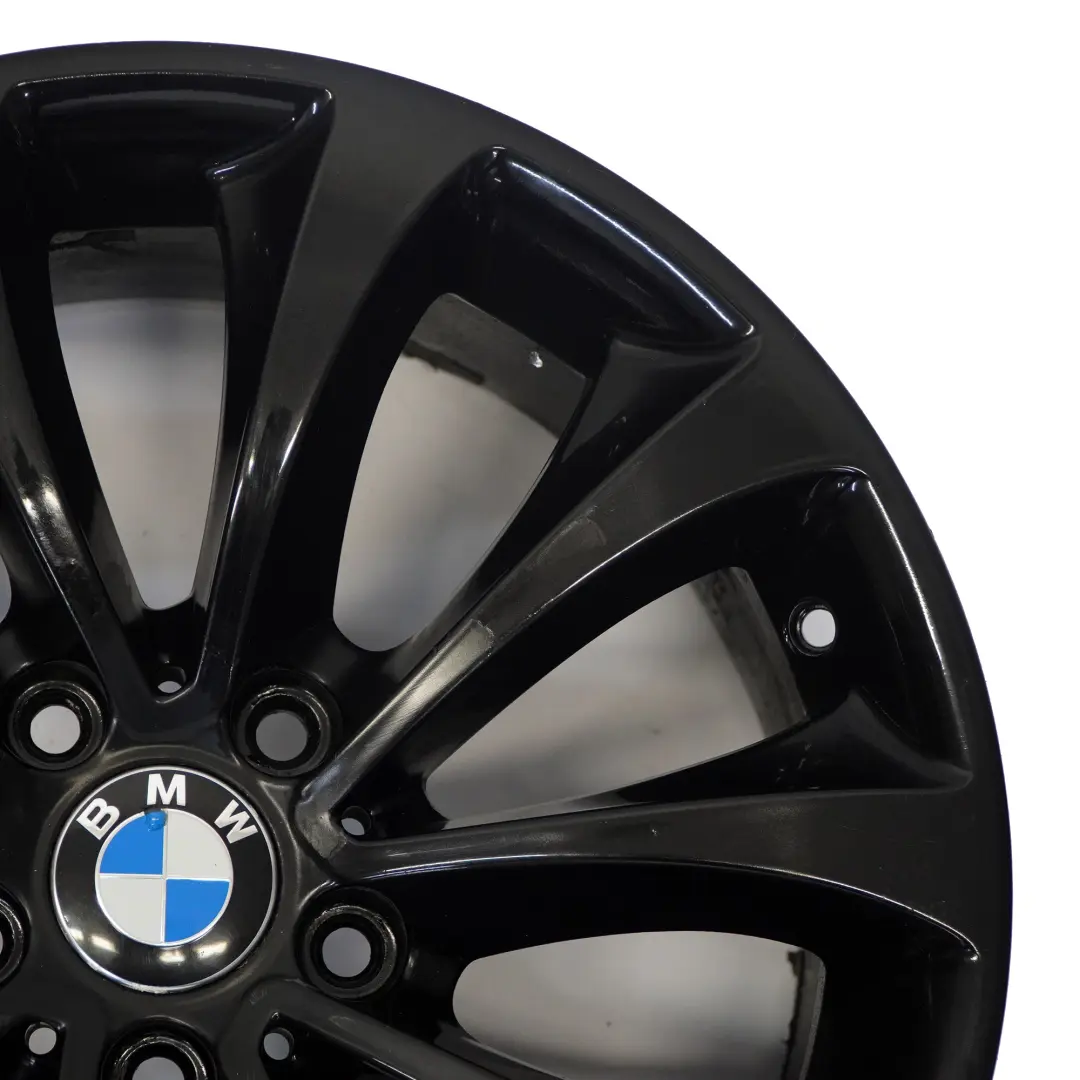 BMW F10 F11 F12 Llanta de Aleación Negra RIm 18" 8J ET:30 Estilo Turbina 6857665