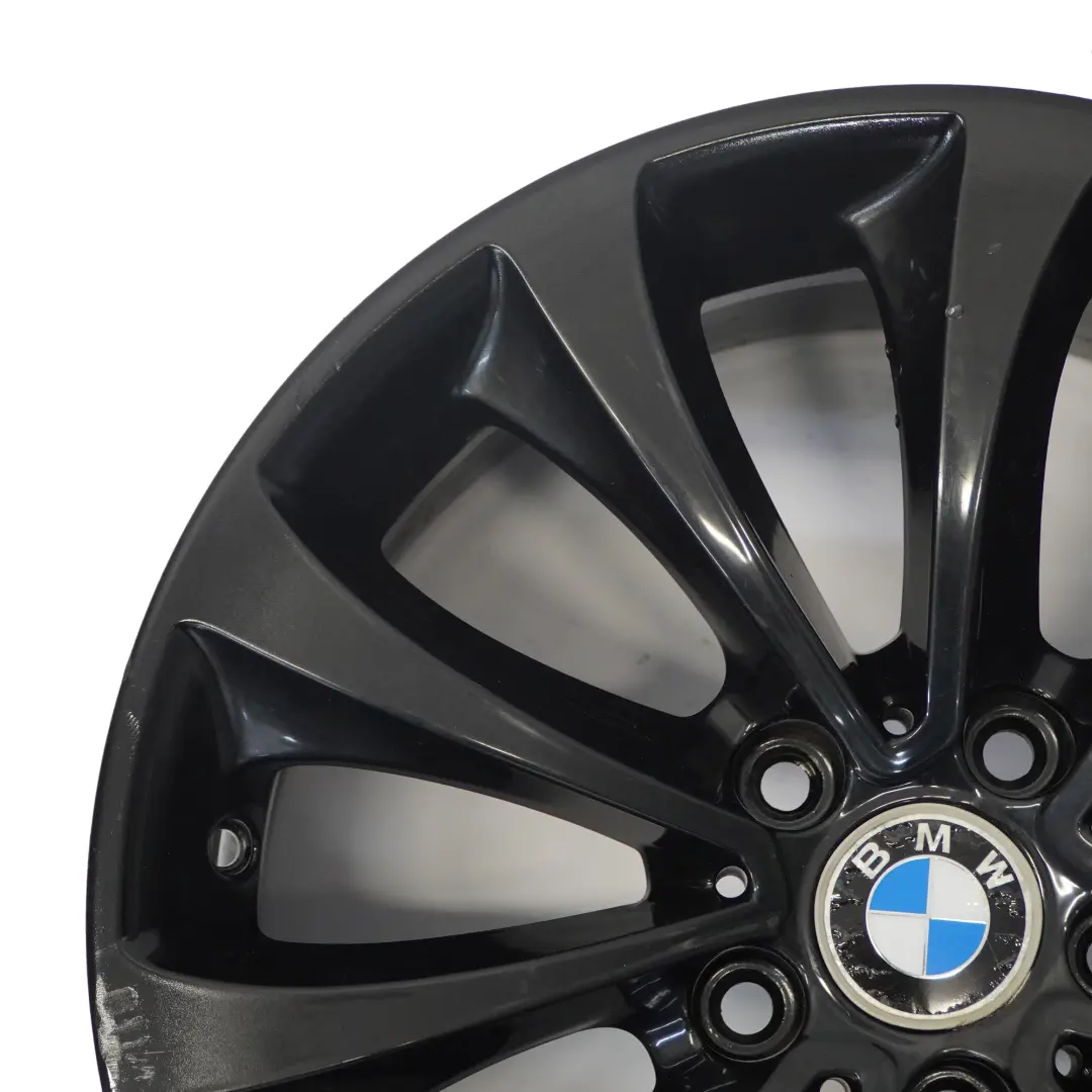 BMW F10 F11 F12 Black Wheel Alloy RIm 18" 8J ET:30 Turbine Style 6857665