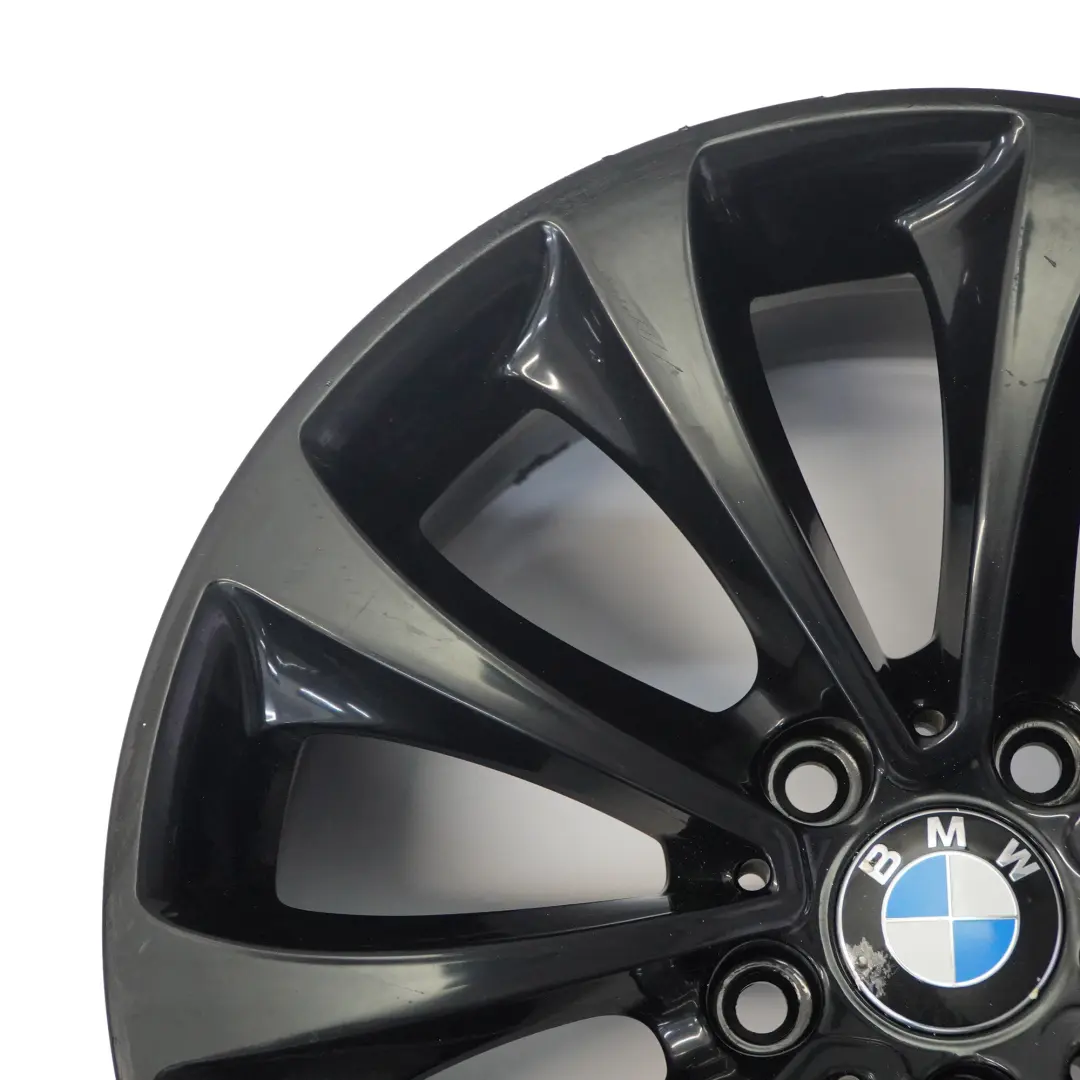 BMW F10 F11 F12 Black Wheel Alloy RIm 18" 8J ET:30 Turbine Style 6857665