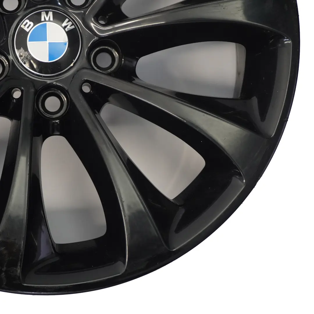 BMW F10 F11 F12 Black Wheel Alloy RIm 18" 8J ET:30 Turbine Style 6857665