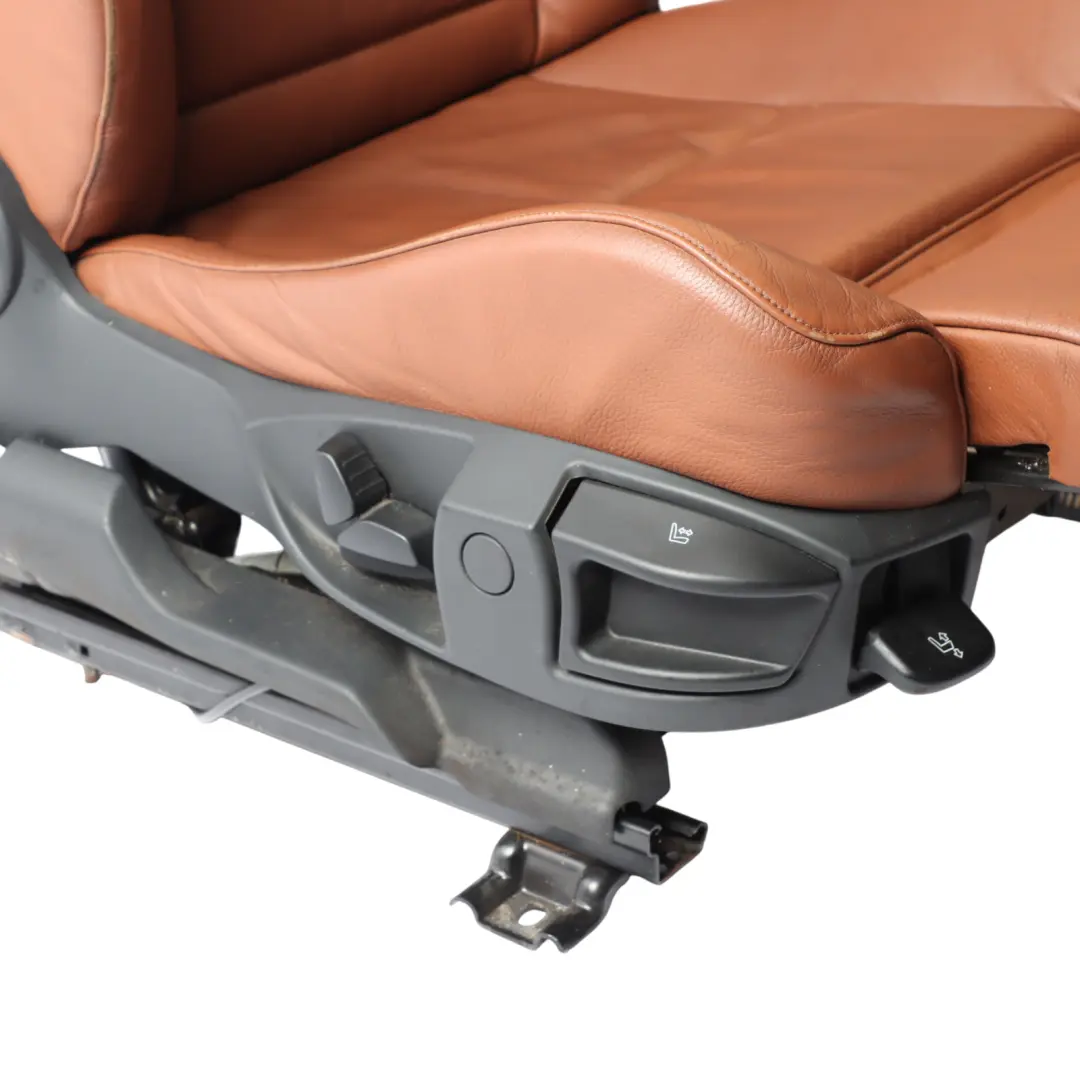 BMW E60 E61 Sport Seat Front Right O/S Interior Heated Leather Dakota Rotorange