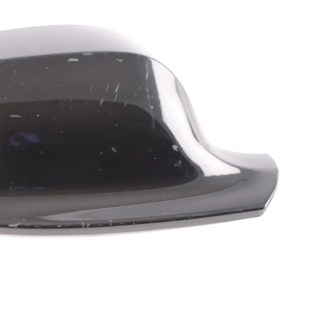 BMW X3 F25 Cover Wing Mirror Cap Casing Right O/S Schwarz 2 Black - 668 7238048