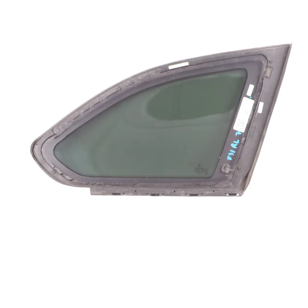 BMW F31 Touring Rear Left N/S Side Quarter Window Glass Green AS2 7259713