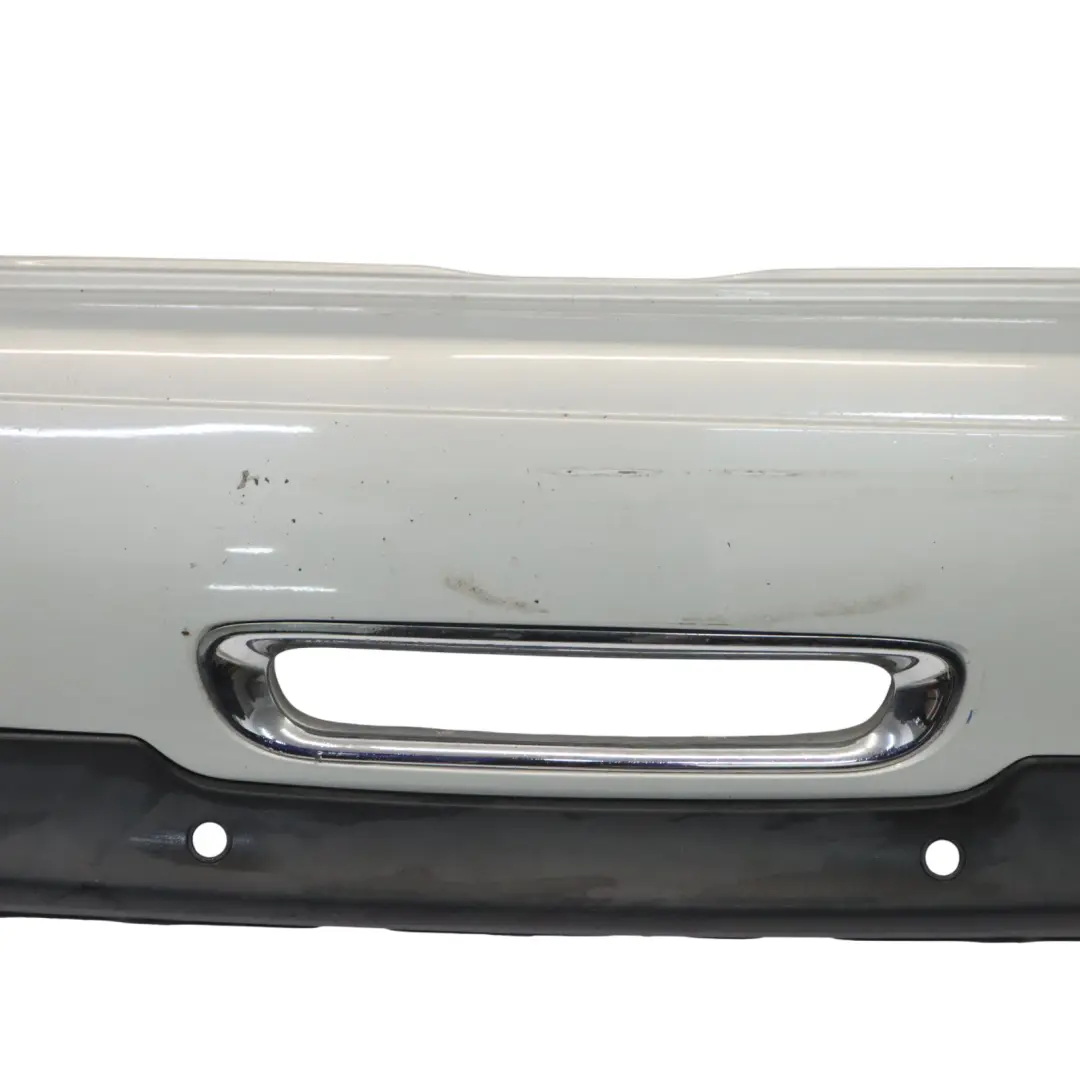 Mini R56 R57 LCI R58 Rear Bumper Trim Panel White Silver Metallic - A62