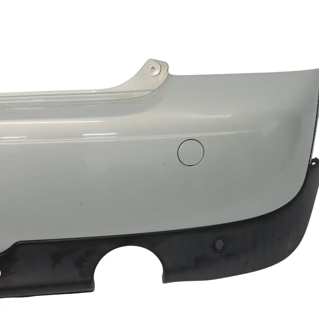 Mini R56 R57 LCI R58 Rear Bumper Trim Panel White Silver Metallic - A62