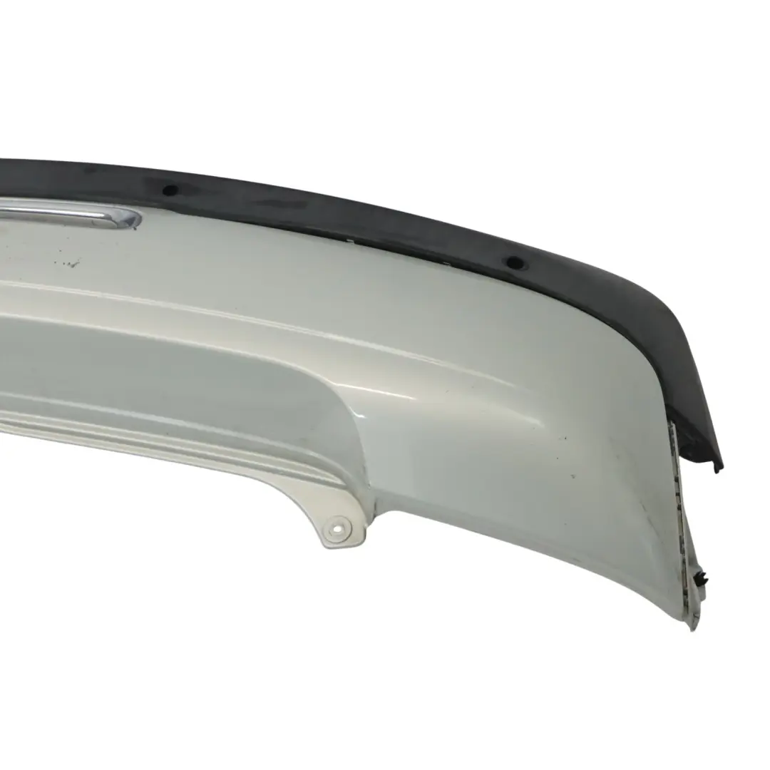 Mini R56 R57 LCI R58 Rear Bumper Trim Panel White Silver Metallic - A62