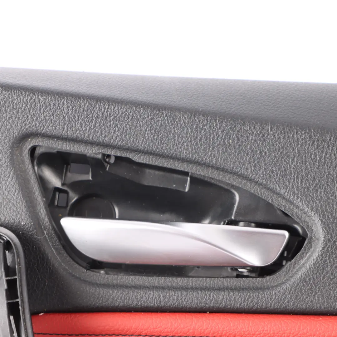 BMW F21 F22 Door Card Front Right O/S Door Lining Leather Coral Red 7285390