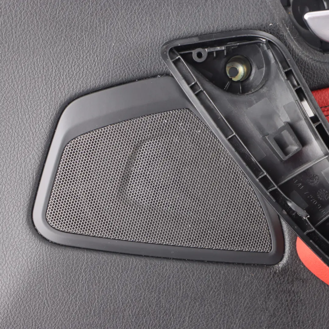 BMW F21 F22 Door Card Front Right O/S Door Lining Leather Coral Red 7285390