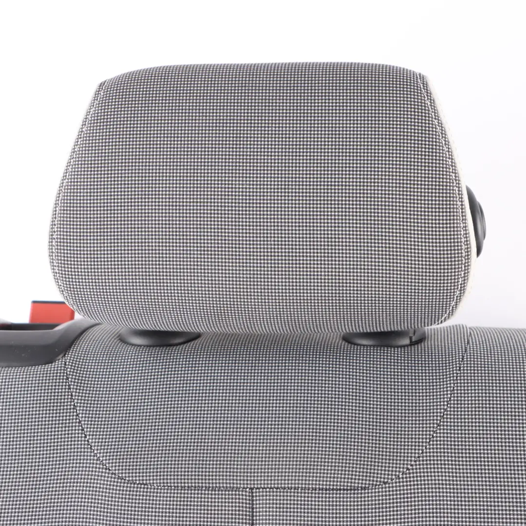 BMW F20 F21 Rear Right Seat O/S Backrest Cover Cloth Leather Silver Pearl Grey