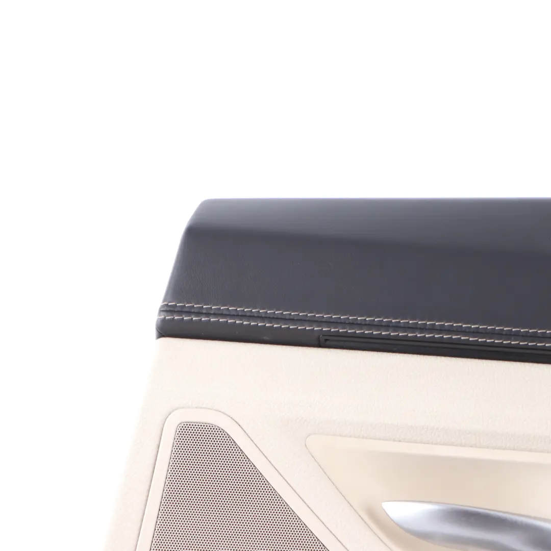 BMW F06 Door Card Rear Right O/S Trim Panel Leather Nappa Beige 7304102