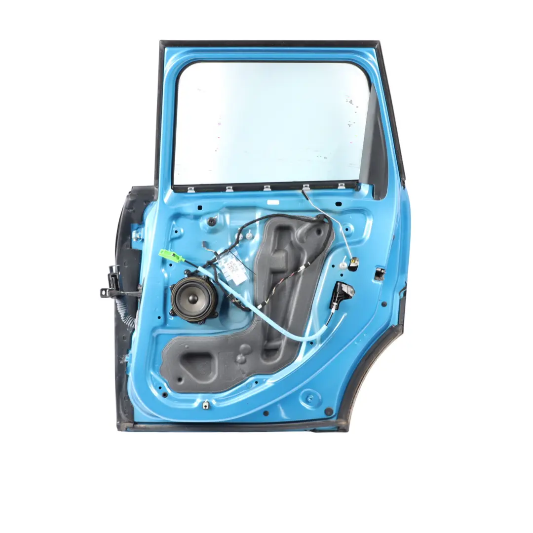 Mini F55 Door Rear Right O/S Covering Panel Electric Blue II Metallic - B86