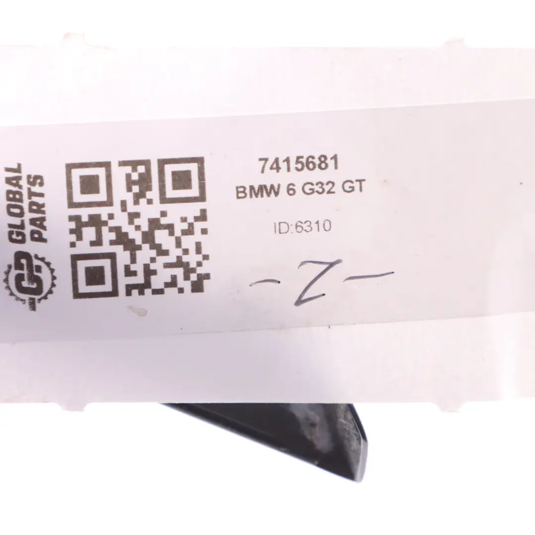 BMW G32 GT Uszczelka Drzwi Osłona Błyszcząca Przód Lewa 7415681