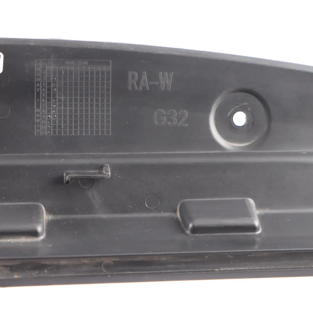 BMW G32 Bulkhead Front Engine Bay Top Upper Section Plastic Trim Panel