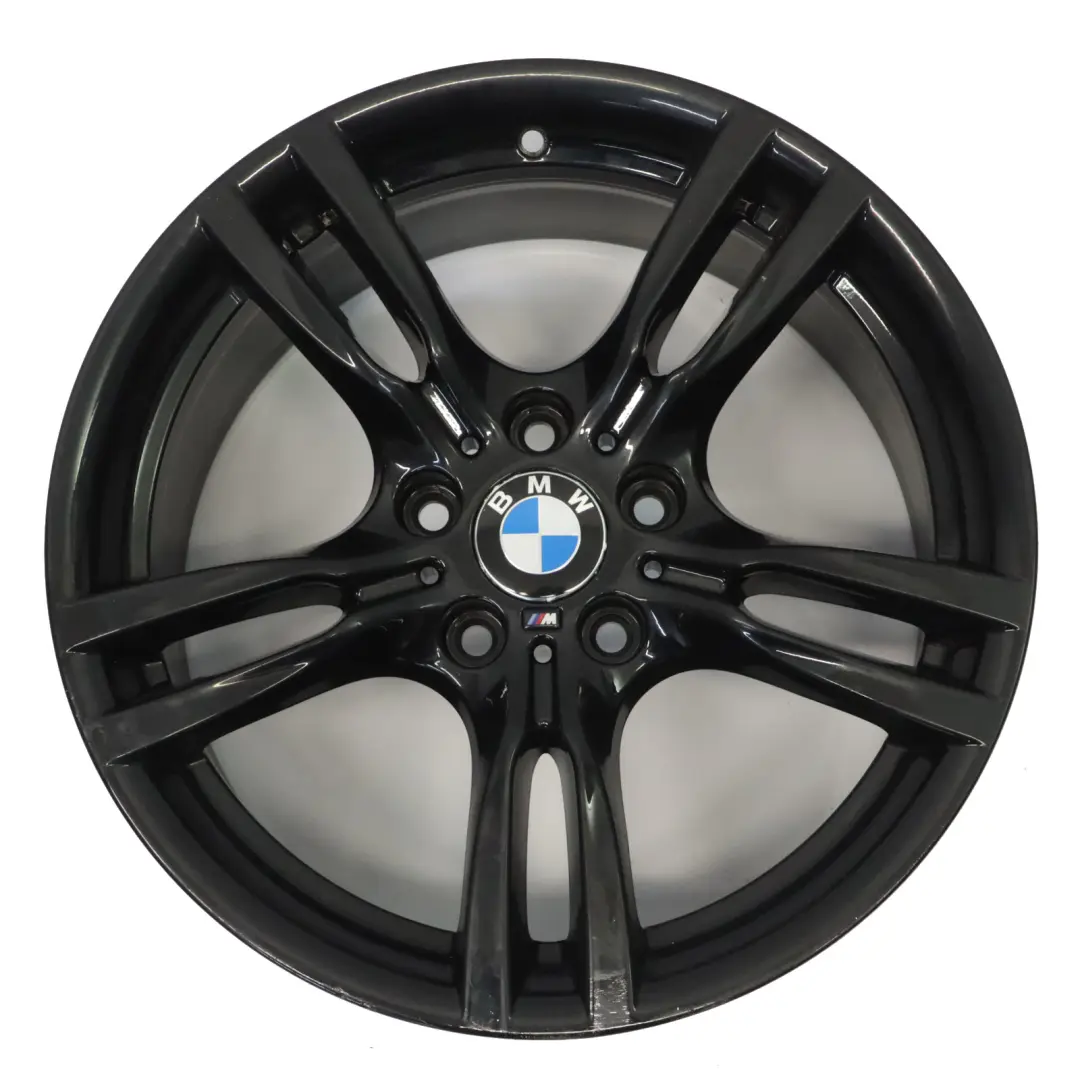 BMW F30 F31 Llanta aleación negra trasera 18" 8,5J ET:47 M Star Spoke 400 