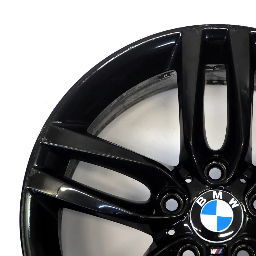 BMW F20 F21 Schwarz Alufelge Felge 18" 7,5J ET:45  M Doppelspeiche 461 7846784