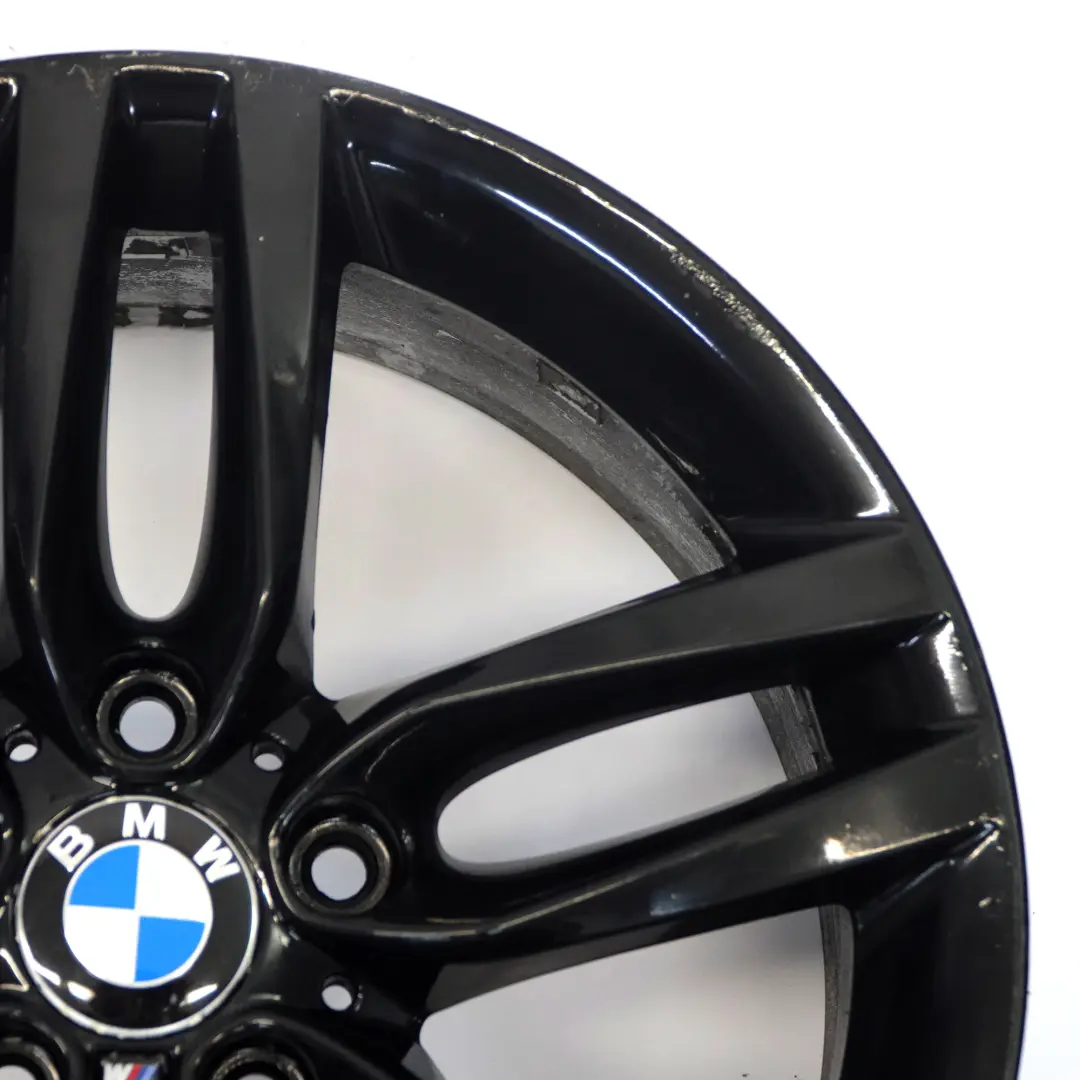 BMW F20 F21 Schwarz Alufelge Felge 18" 7,5J ET:45  M Doppelspeiche 461 7846784