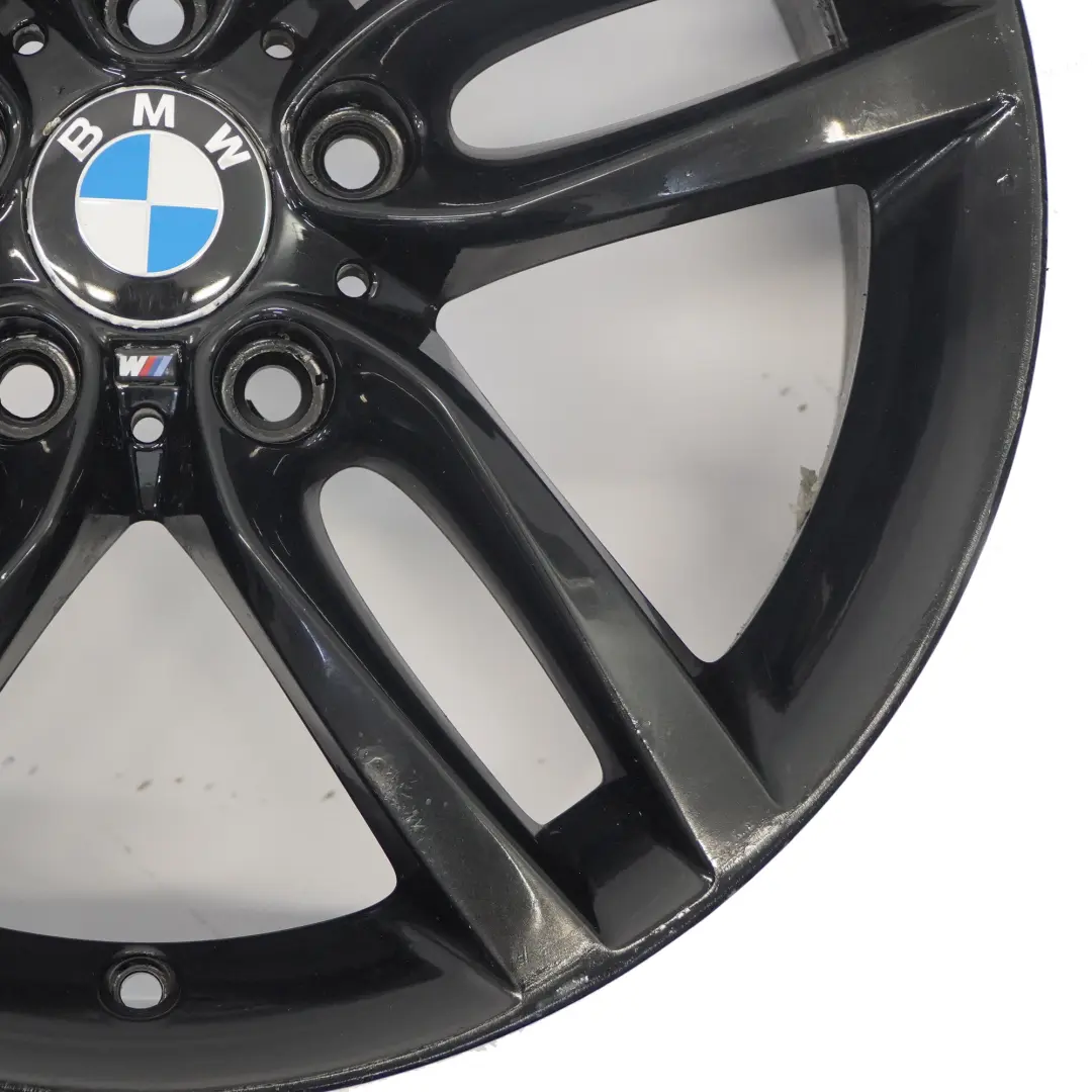 BMW F20 F21 Schwarz Alufelge Felge 18" 7,5J ET:45  M Doppelspeiche 461 7846784