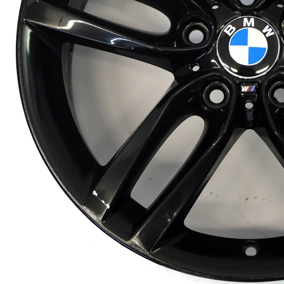 BMW F20 F21 Schwarz Alufelge Felge 18" 7,5J ET:45  M Doppelspeiche 461 7846784