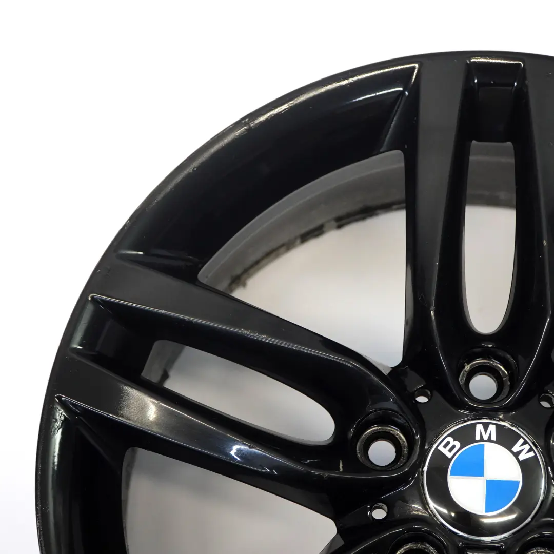 BMW F20 F21 Llanta Aleación Negra Trasera 18" ET:52 8J M Doble Radio 461 7846785