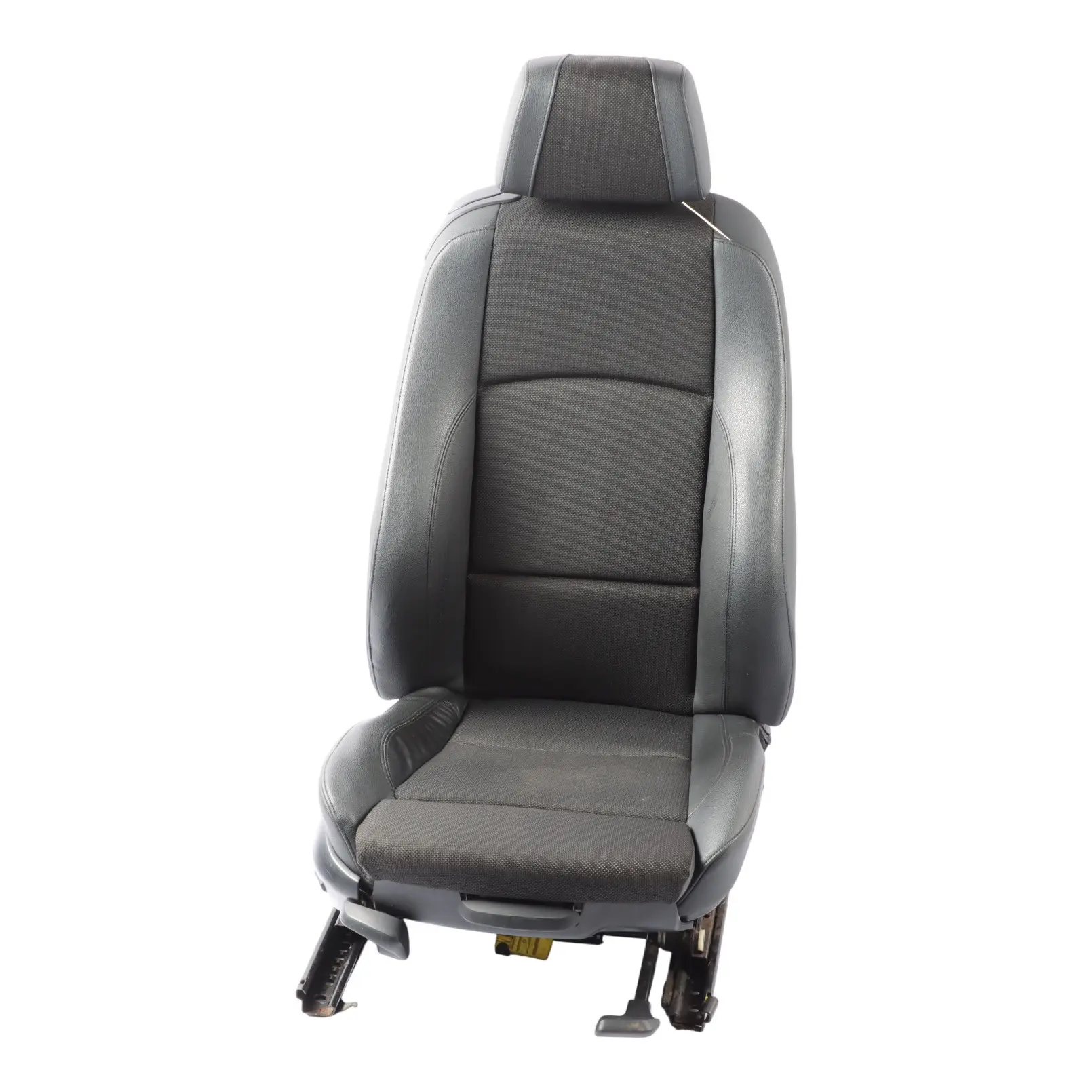 Front Seat BMW E81 E82 M Sport Right O/S Side Black Cloth / Imitation Leather