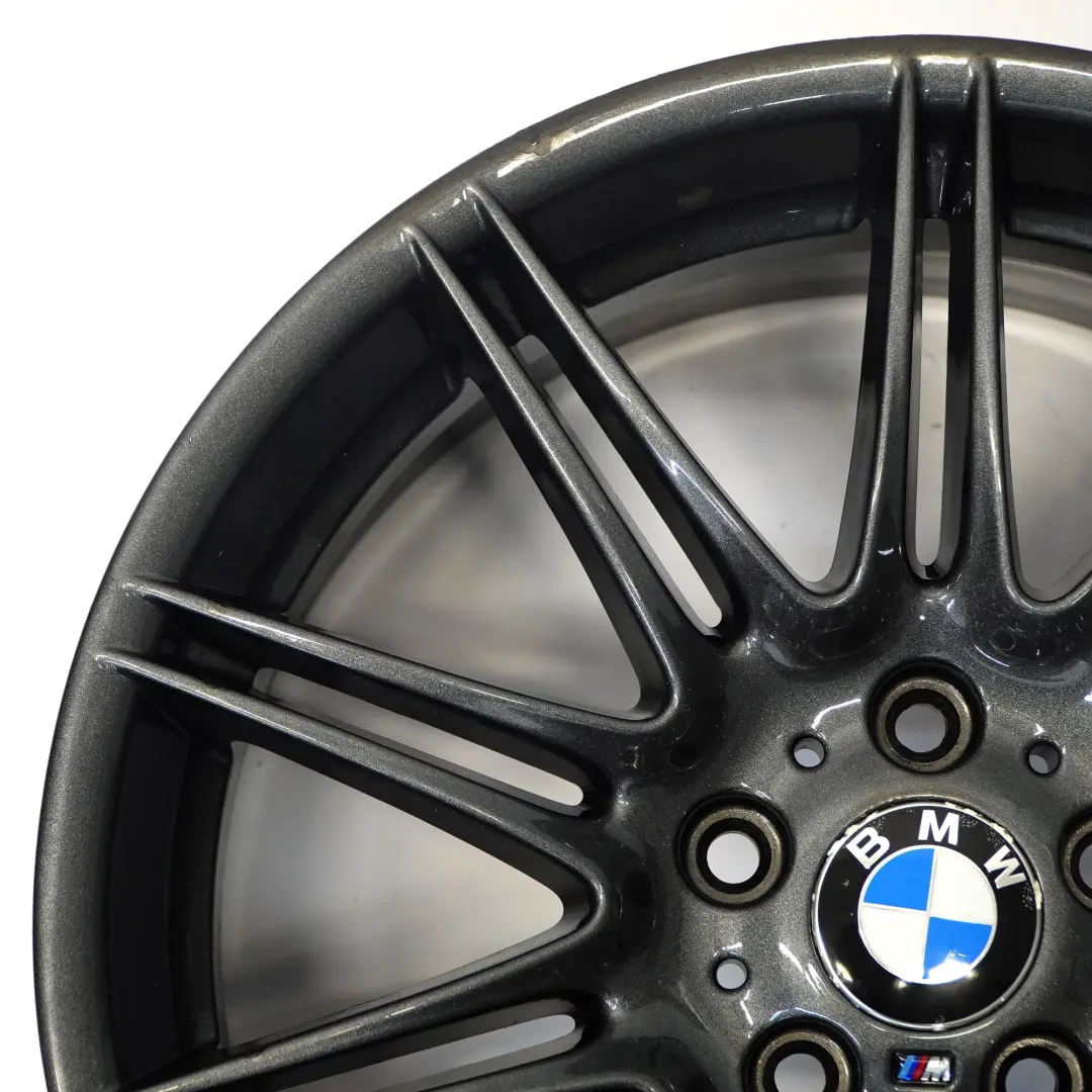 BMW E90 E91 E92 Grau Alufelge Vorne 19" M Doppelspeiche 225 8J ET:37 8037141