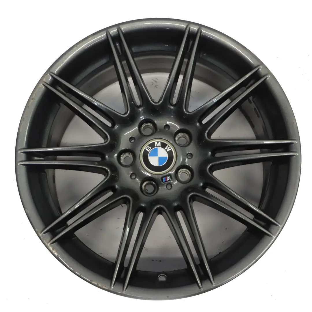 BMW E90 E92 Grey Rear Wheel Alloy Rim 19" M Double Spoke 225 9J 8037142