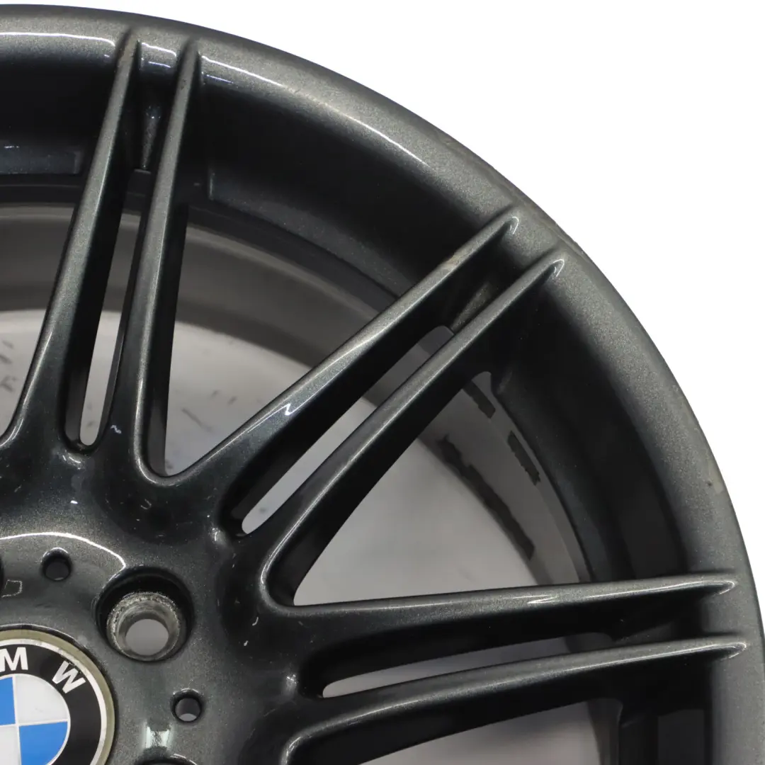 BMW E90 E92 Grey Rear Wheel Alloy Rim 19" M Double Spoke 225 9J 8037142