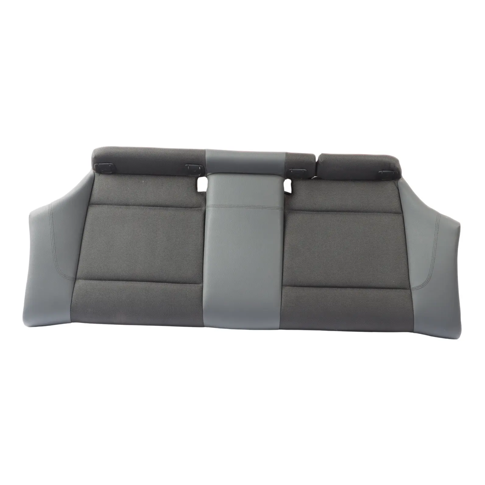 BMW E81 E82 Rear Seat Bench Couch Cloth Half Leather Sensatec Flashpoint Black