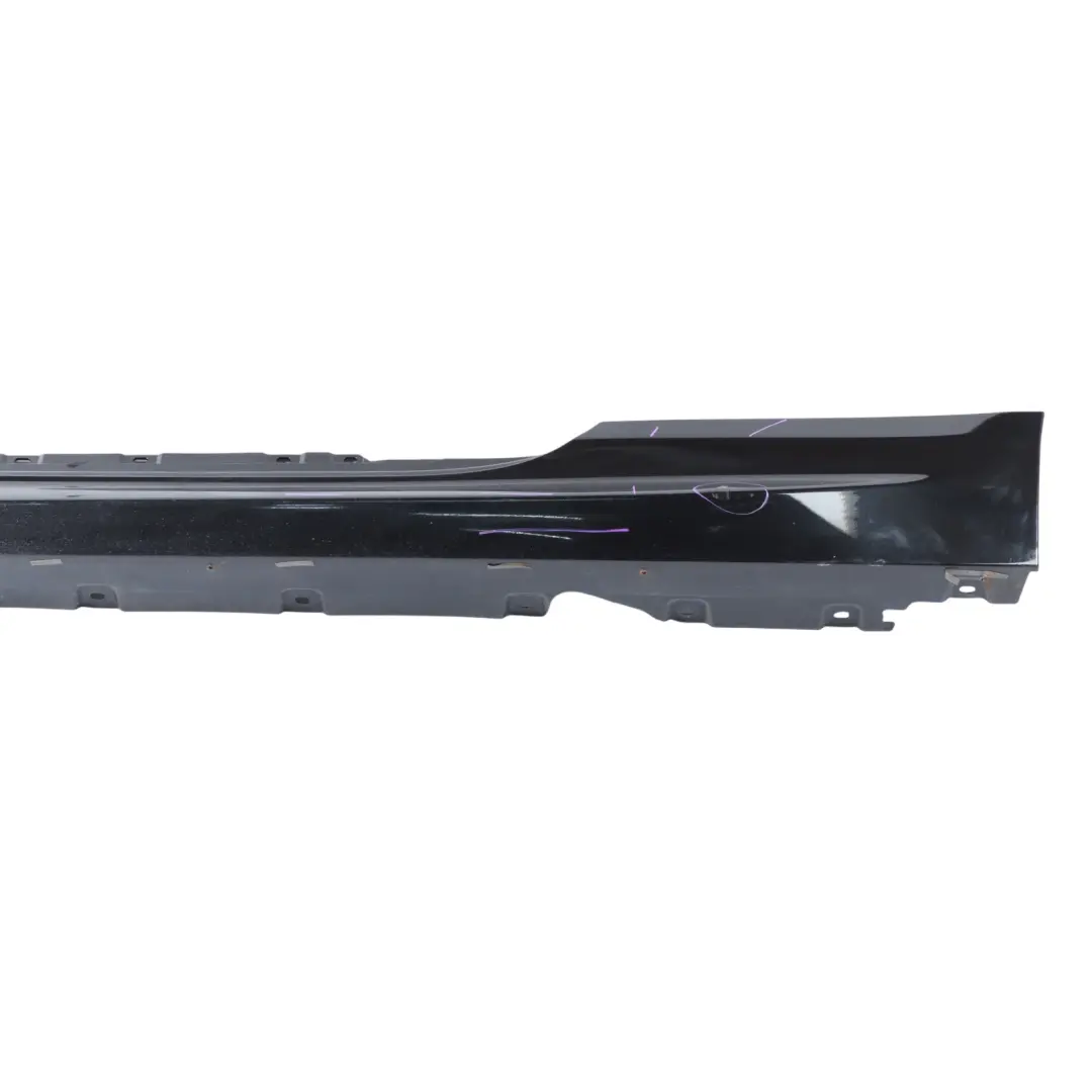 BMW F12 F13 Side Skirt M Sport Sill Cover Panel Left N/S Black Sapphire - 475