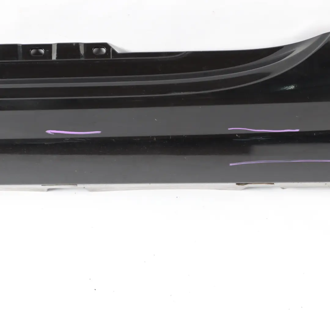 BMW F12 F13 Side Skirt M Sport Sill Cover Panel Left N/S Black Sapphire - 475