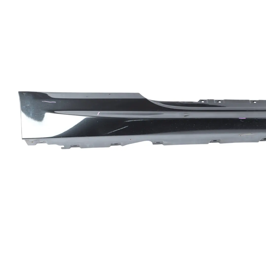 BMW F12 F13 Side Skirt M Sport Sill Cover Panel Right O/S Black Sapphire - 475