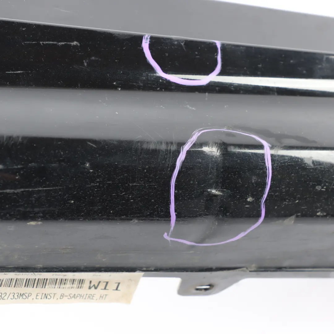 Side Skirt BMW F32 F33 M Sport Sill Strip Left N/S Black Sapphire Metallic - 475