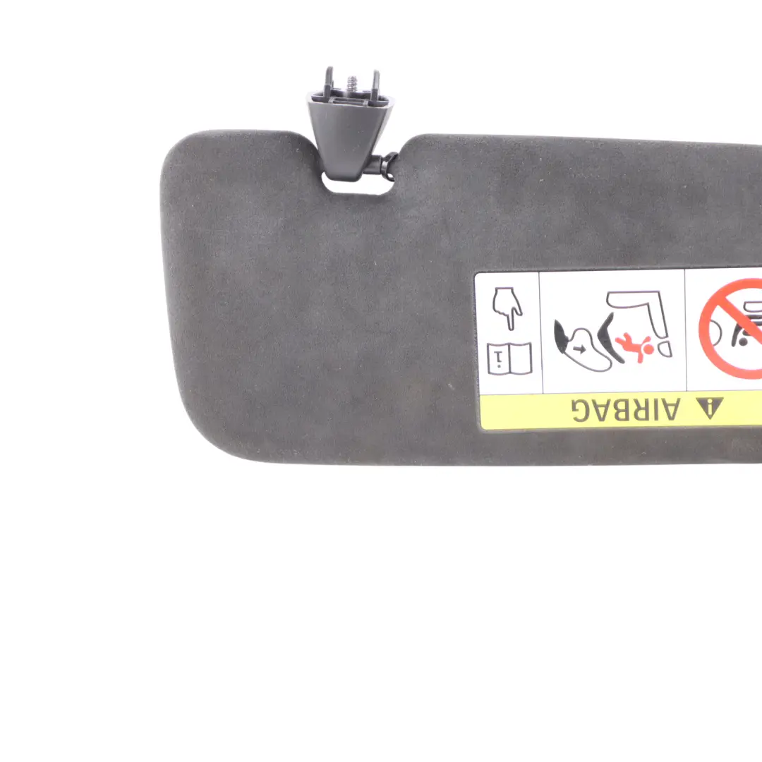 Sun Visor BMW F06 GT F13 Left N/S Alcantara Anthrazit With Label ECE 8064925