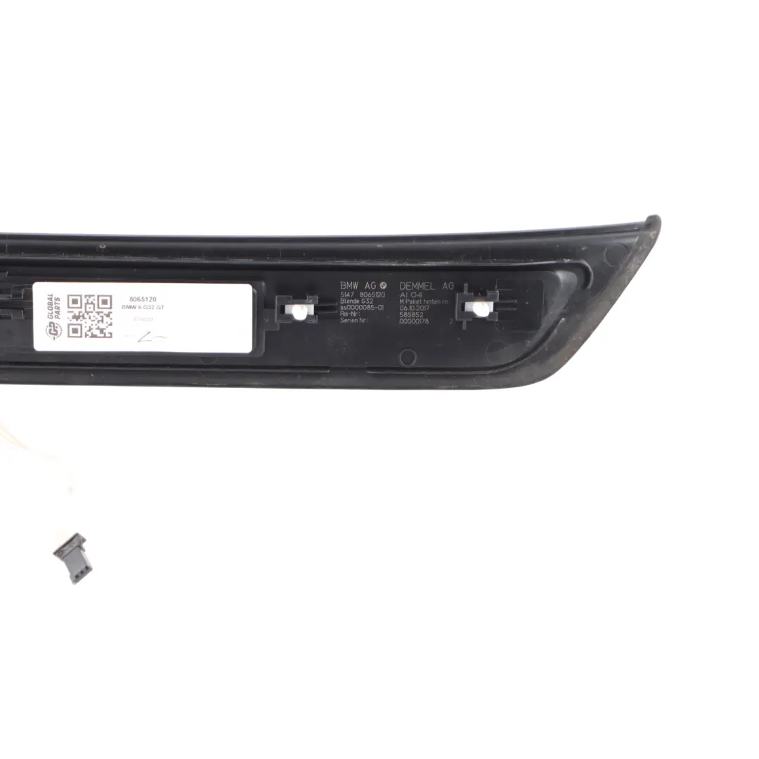 BMW G32 M Sport Entrance Cover Panel Illuminated Rear Right Door O/S 8065120