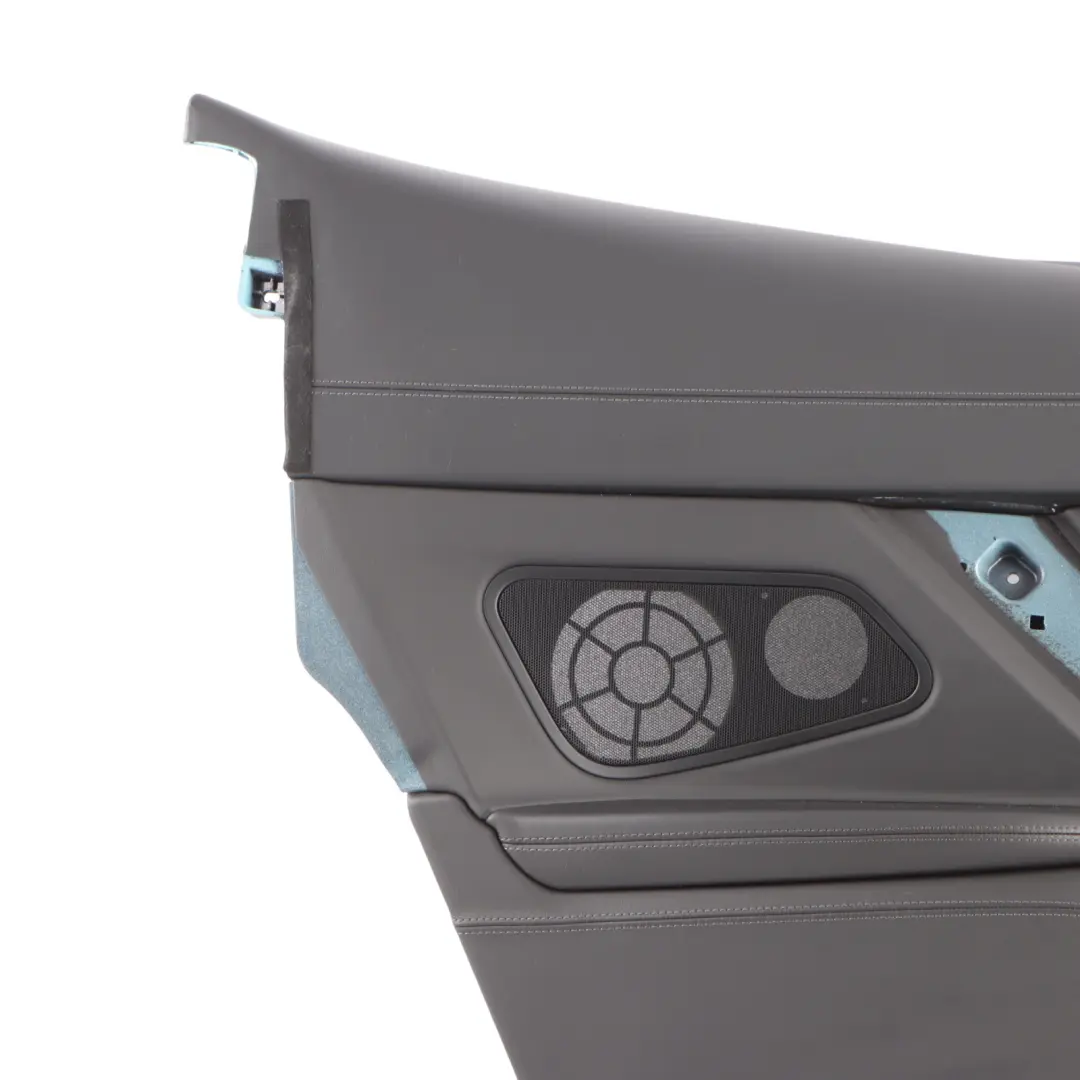 BMW F13 LCI M6 Door Card Rear Left N/S Full Leather Merino Black 8066033