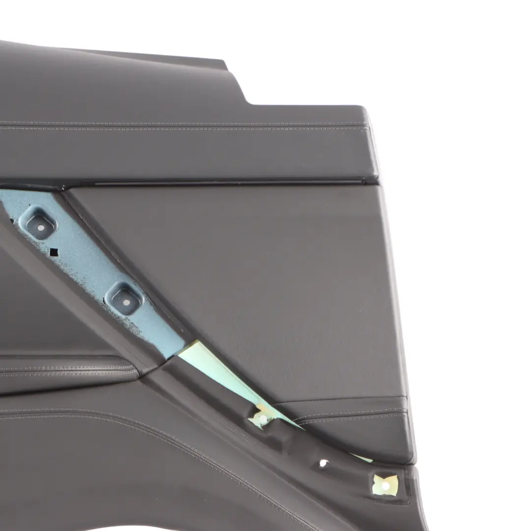 BMW F13 LCI M6 Door Card Rear Left N/S Full Leather Merino Black 8066033