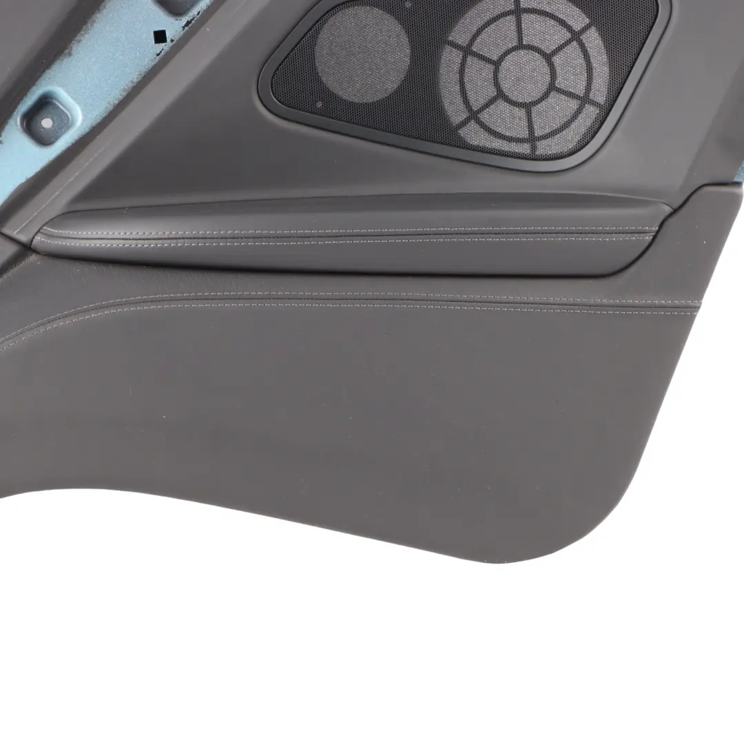 BMW F13 LCI M6 Door Card Rear Right O/S Full Leather Merino Black 8066038