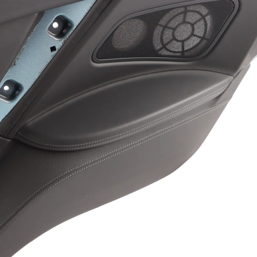BMW F13 LCI M6 Door Card Rear Right O/S Full Leather Merino Black 8066038