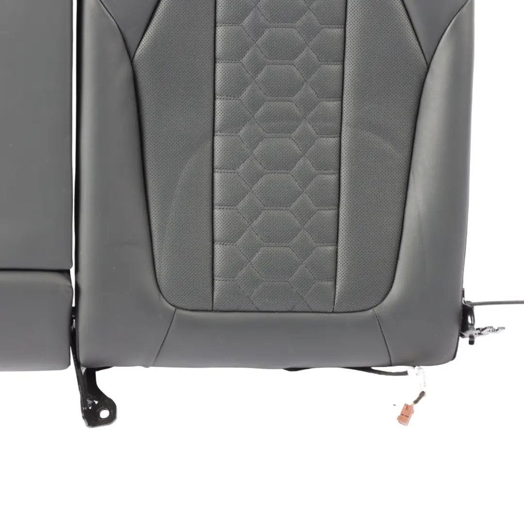 BMW X3 F97 X4 F98 M Rear Seat Backrest Cover Rear Left N/S Leather Merino Black