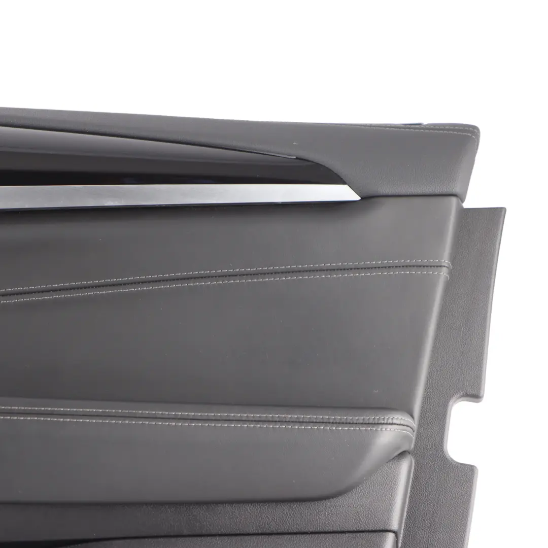 Door Card Panel BMW X4M F98 Front Right O/S Merino Leather Black 8747120