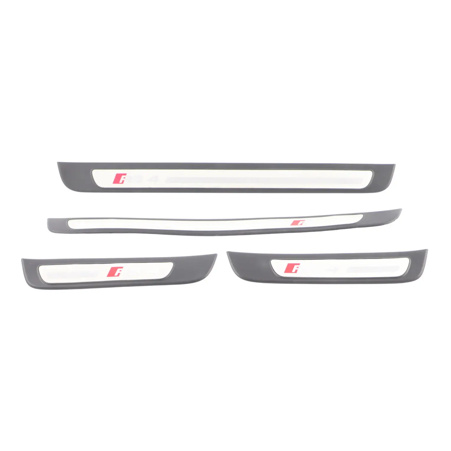 Audi RS4 B8 Front Rear Entrance Sill Trim Plate Left Right N/O/S Set 8K0853374A