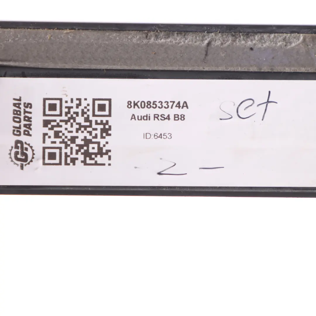 Audi RS4 B8 Front Rear Entrance Sill Trim Plate Left Right N/O/S Set 8K0853374A