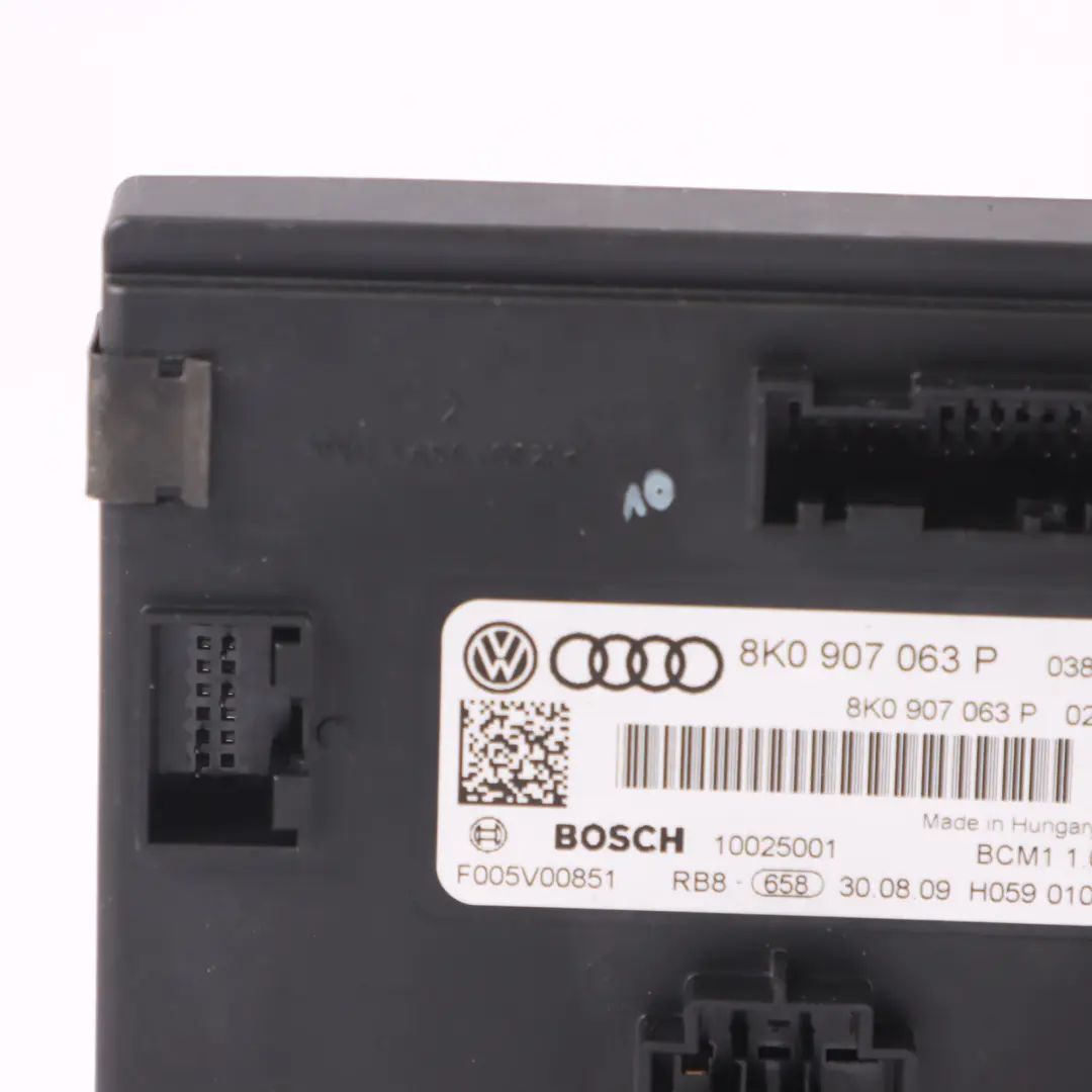 Audi A5 8T Control confort corporal BCM Unidad modular bordo ECU 8K0907063P